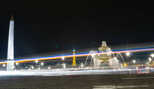Ночной Вид Центр Парижа Франция — стоковое фото