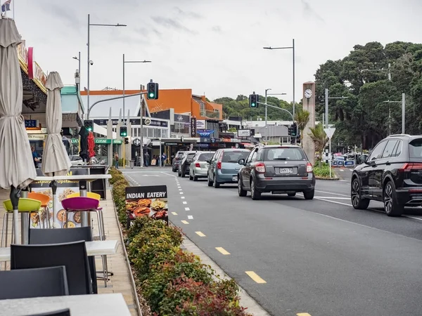 Auckland Neuseeland Mai 2021 Blick Entlang Des Tamaki Drive Mission — Stockfoto