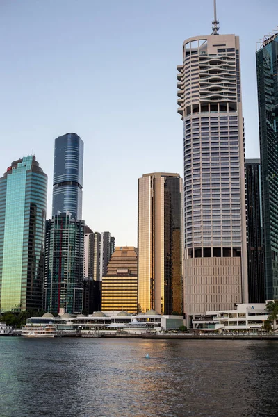 Brisbane Australia May 2021 Cityscape River Sunrise — Stock Photo, Image