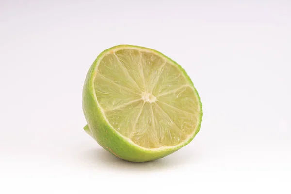 Lovitură Closeup Limes Tăiat — Fotografie, imagine de stoc