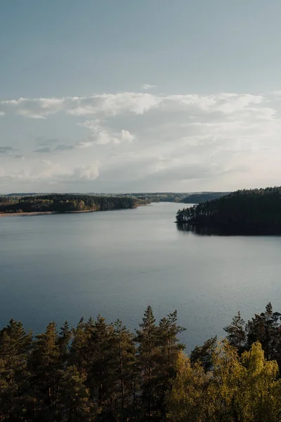 Vertikal Bild Labanoras Regionalpark Kamuze Litauen — Stockfoto