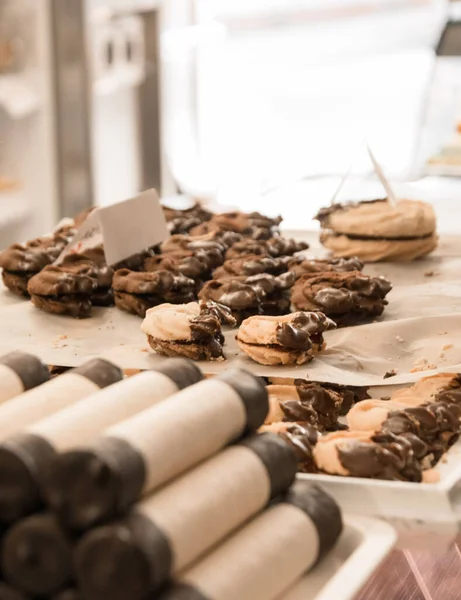 Brno Czech Republic Apr 2021 Photo Local Bakery Sortiment Cakes — Stock Photo, Image