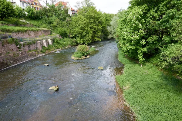 Výstřel Přírodní Krajiny Řekou — Stock fotografie