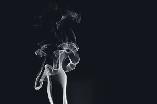 Beautiful View Smoke Black Background — Stock Photo, Image