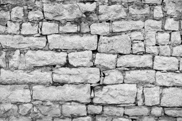 Eine Nahaufnahme Der Steinmauer — Stockfoto