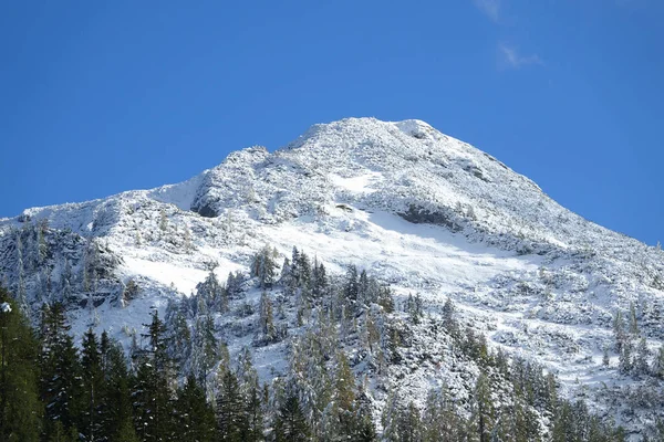 雪に覆われたオーストリアアルプスの美しい景色 — ストック写真