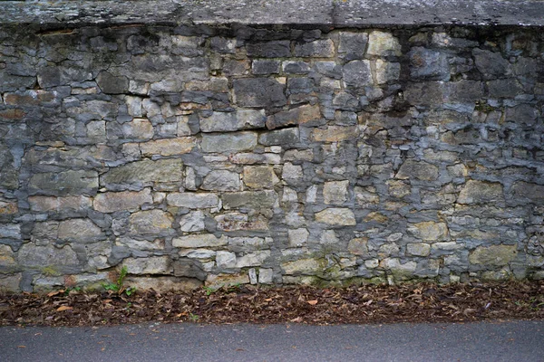 Strzał Bliska Kamiennej Ściany — Zdjęcie stockowe