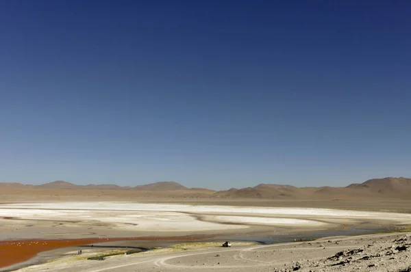 Eine Nahaufnahme Von Salar Uyuni Bolivien — Stockfoto