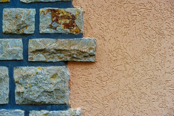 Closeup Shot Stone Wall — Stock Photo, Image