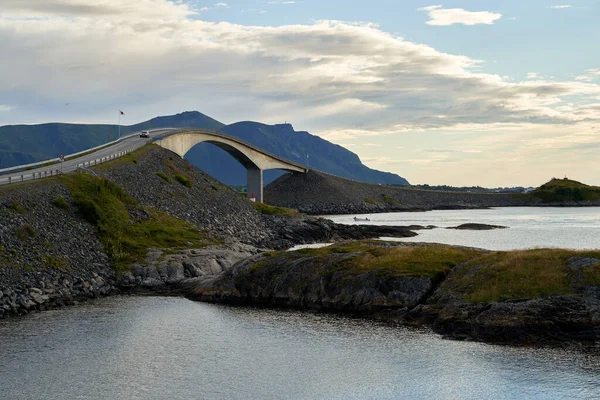 Storseisundet Bridge Longest Eight Bridges Make Atlantic Ocean Road Royalty Free Stock Images