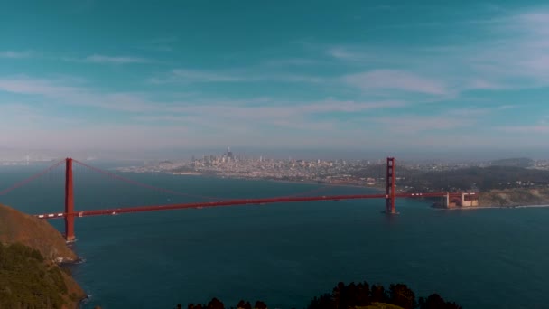 Άποψη Της Πόλης Του Σαν Φρανσίσκο Καλιφόρνια — Αρχείο Βίντεο