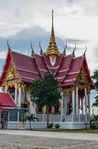 Templo Budista Wat Bang Saray Kong Kharam Distrito Bang Saray —  Fotos de Stock