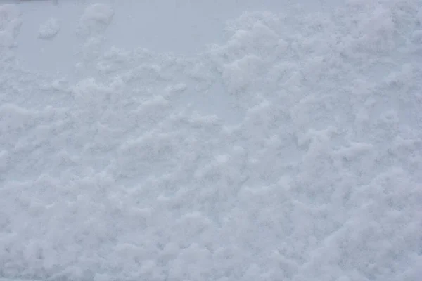Ένα Κοντινό Πλάνο Της Υφής Χιονιού Για Ταπετσαρία Και Φόντο — Φωτογραφία Αρχείου