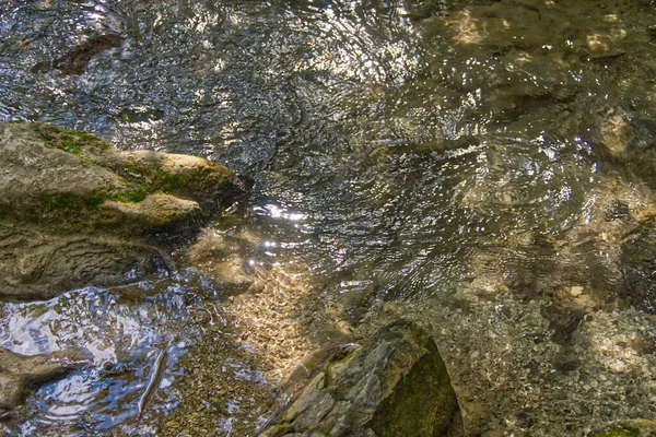 Nahaufnahme Eines Flusses Bad Urach Deutschland — Stockfoto