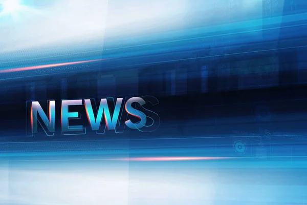 Illustration Graphical Breaking News Background Grid Ground — Stock Photo, Image