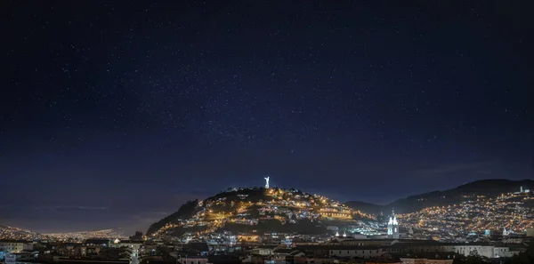 Een Prachtig Uitzicht Het Landschap Met Gebouwen Van Stad Zichtbaar — Stockfoto