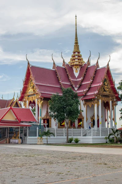 Templo Budista Wat Bang Saray Kong Kharam Distrito Bang Saray — Foto de Stock