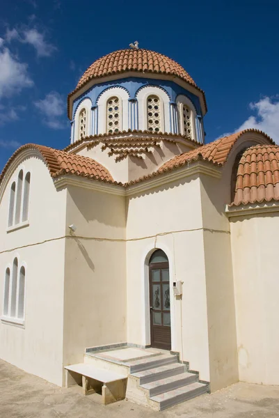 Aegaen Adası Girit Teki Küçük Rum Ortodoks Kilisesi — Stok fotoğraf