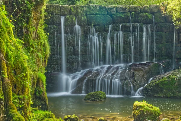 Closeup Shot Geratser Waterfall Sunny Day Germany — Stock Photo, Image