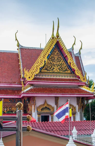 Det Buddistiska Templet Wat Bang Saray Kong Kharam Bang Saray — Stockfoto