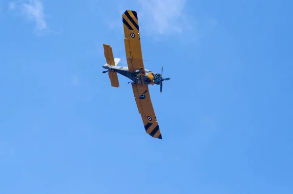 Pzl 24F Blauwe Lucht Achtergrond Naar Beneden Bekijken — Stockfoto