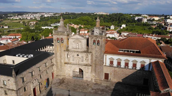 Close Antiga Catedral Viseu Portugal — Fotografia de Stock