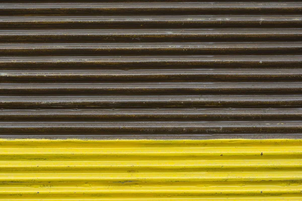 Uma Textura Ondulada Duas Seções Cores Amarelas Marrons — Fotografia de Stock