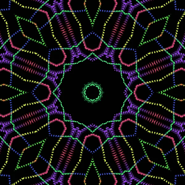 Abstract Mandala Illustration Design Made Purpose Fabric Designing — Stock Photo, Image