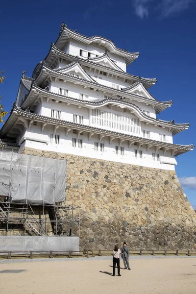 Osaka Japón Diciembre 2019 Himeji Japón Noviembre 2019 Tenshukaku Del —  Fotos de Stock