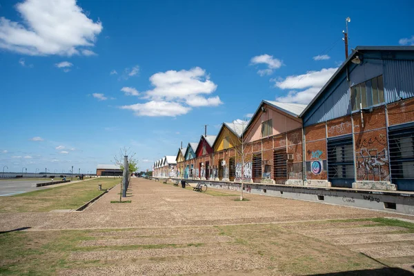 Rosario Argentina Oct 2020 Nestor Kirchner Esplanade Cec Sheds Right — Stock Photo, Image