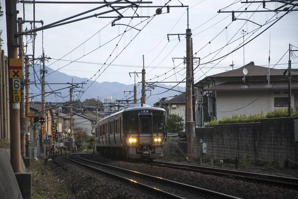 Kyoto Japón Diciembre 2019 Kioto Japón Noviembre 2019 Tren Local —  Fotos de Stock