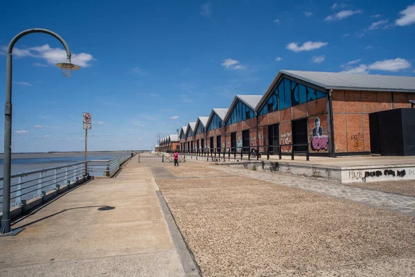 Rosario Argentina Oct 2020 Nestor Kirchner Esplanade Cec Sheds Right — Stock Photo, Image