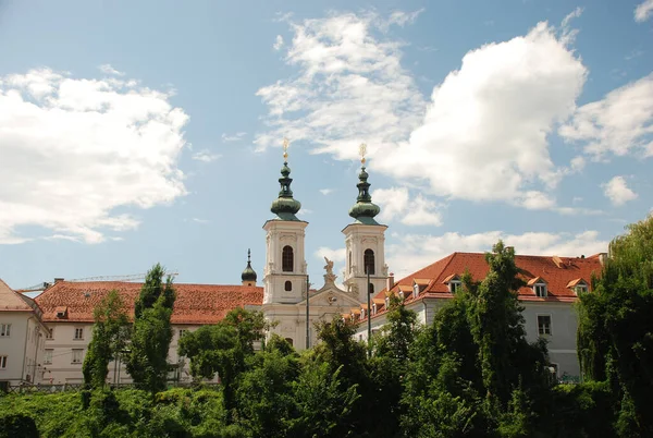 Iglesia Mariatrosta Graz Estiria Austria — Foto de Stock