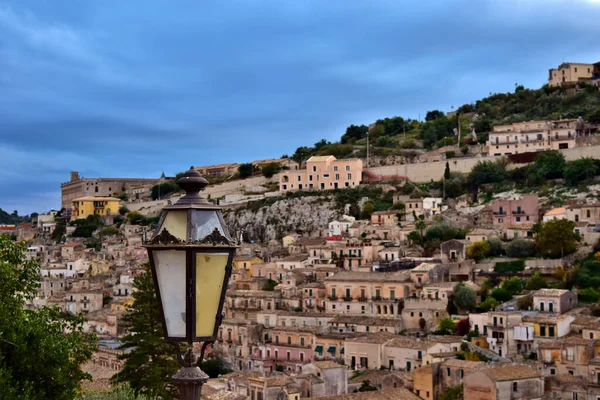 Modica Sicily Italy Nov 2015 Old Vintage Looking Street Lamp — Stock Photo, Image