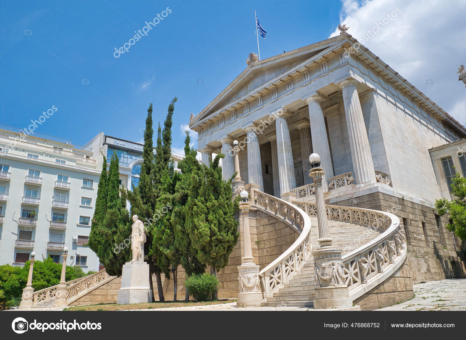 munición boicotear Cementerio Biblioteca Nacional Grecia Está Situado Cerca Del Centro Ciudad Atenas:  fotografía de stock © Wirestock #476868752 | Depositphotos