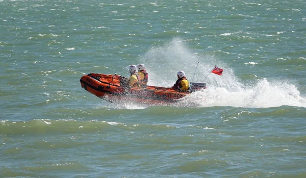 Shoeburyness Royaume Uni Août 2020 Canot Sauvetage Rnli Action Sur — Photo