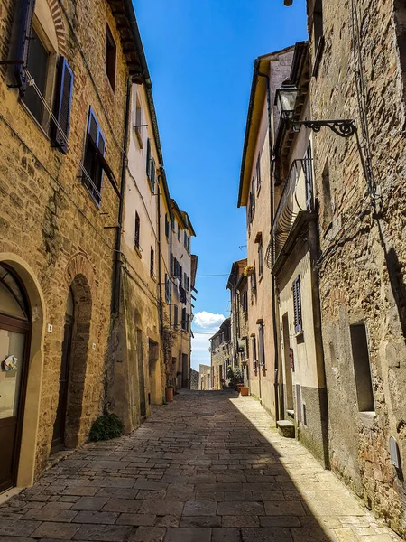Gamla Byggnaderna San Gimignano Liten Murad Medeltida Bergsstad Toscana — Stockfoto