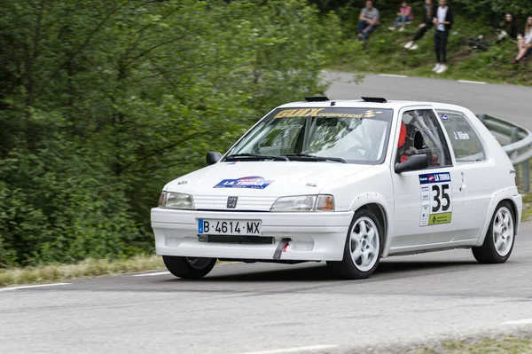 Barcelona Espanha Maio 2021 Barcelona Espanha Maio 2021 Peugeot 106 — Fotografia de Stock