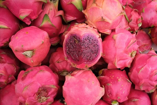 Dragon Fruit Sale Market Chiang Mai Tajlandia — Zdjęcie stockowe