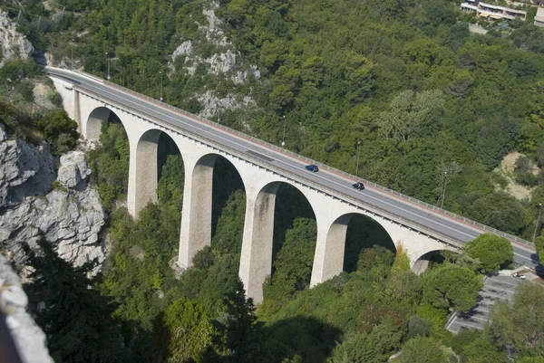 Aerial View Highway Bridge Nice France — Stock Photo, Image