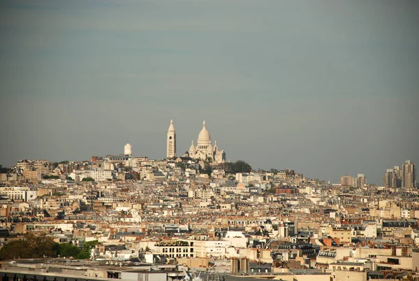 Вид Воздуха Беспилотника Крыши Парижа Франция — стоковое фото