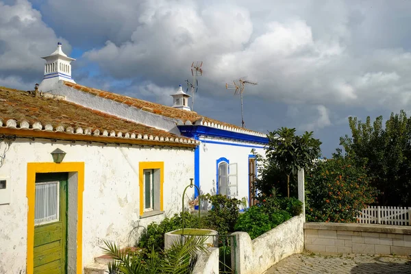 Gros Plan Maisons Rurales Cacela Velha Algarve Portugal Par Une — Photo