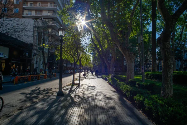 Rosario Argentina Října 2020 Náměstí Pringles Městě Rosario Slunečného Dne — Stock fotografie