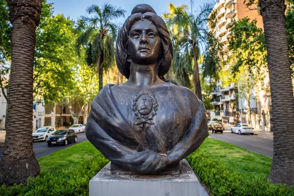 Rosario Argentina Oct 2020 Bust Sculpture Titled Libertad Republica Located — Stock Photo, Image