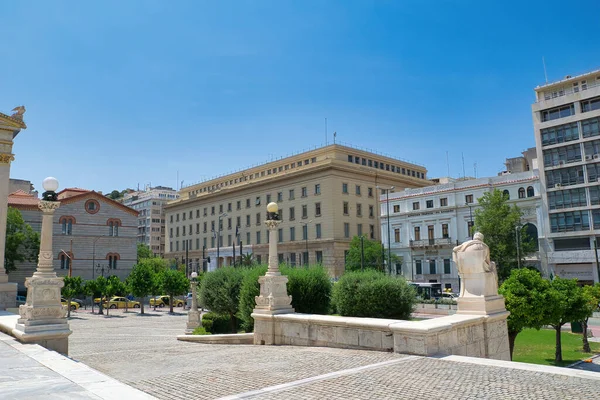 Greece Attica Athens Academy Arts Statues Athena Apollo — Stock Photo, Image