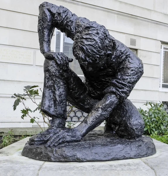 Londra Regno Unito Feb 2015 Scultura Del Giardiniere Karin Jonzen — Foto Stock