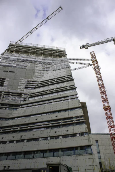 Londen Verenigd Koninkrijk Feb 2015 Bouwen Aan Tate Moderne Uitbreiding — Stockfoto