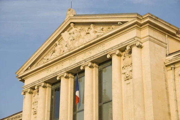 Utsikt Över Justitiepalatset Nice Frankrike — Stockfoto