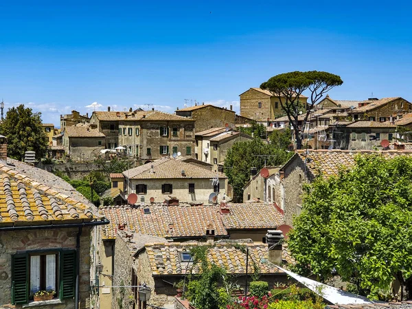 Gli Antichi Edifici San Gimignano Piccolo Borgo Medievale Murato Toscana — Foto Stock