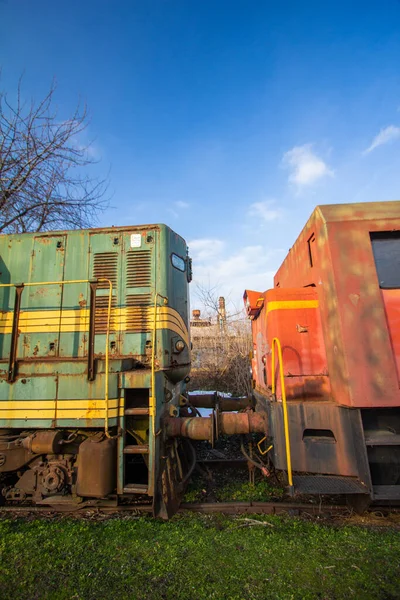 Zagreb Croazia Febbraio 2013 Locomotiva Ferroviaria Nel Museo Ferroviario Croato — Foto Stock